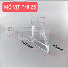 Phụ Kiện Ống Nước PVC Hồ Cá - Van Khoá - 1 Chiều - LUPPE - MỎ VỊT OUT - Nấm Xã - Cho Hồ Cá Thủy Sinh