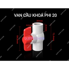 Phụ Kiện Ống Nước PVC Hồ Cá - Van Khoá - 1 Chiều - LUPPE - MỎ VỊT OUT - Nấm Xã - Cho Hồ Cá Thủy Sinh