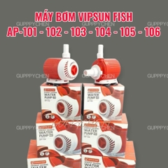 Máy Bơm Vípun Fish AP-101/102/103/104/105/106 Tiết Kiệm Điện Siêu Êm Dùng Cho Hồ Cá