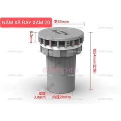 Phụ Kiện Ống Nước PVC Hồ Cá - Van Khoá - 1 Chiều - LUPPE - MỎ VỊT OUT - Nấm Xã - Cho Hồ Cá Thủy Sinh