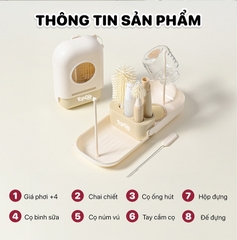 Bộ cọ vệ sinh bình 6 món