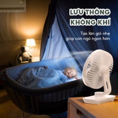 Quạt tích điện mini để bàn TopgiaKids M7-07