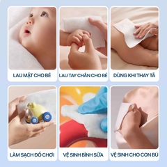 Khăn ướt trẻ em TopgiaKids (Thùng 6 gói)