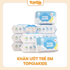 Khăn ướt trẻ em TopgiaKids (Thùng 6 gói)