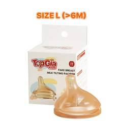 Núm ti bình sữa thủy tinh TopgiaKids