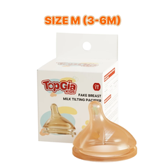 Núm ti bình sữa thủy tinh TopgiaKids