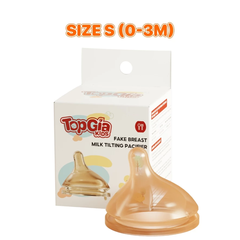 Núm ti bình sữa thủy tinh TopgiaKids