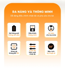 Máy đun nước hâm sữa cầm tay TopgiaKids M3-03