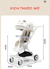 Xe đẩy gấp gọn trẻ em TopgiaKids M7-01