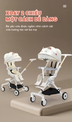 Xe đẩy gấp gọn trẻ em TopgiaKids M7-01