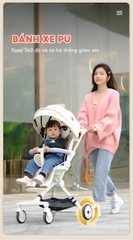 Xe đẩy gấp gọn trẻ em TopgiaKids M7-01