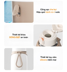 Máy đun nước hâm sữa cầm tay TopgiaKids M3-03