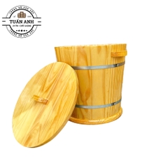 Thùng Gỗ Đựng Gạo Cao Cấp 15kg