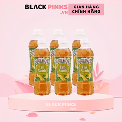 Lốc 6 chai trà xanh hương chanh Wonderfarm 345 ml