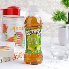 Lốc 6 chai trà xanh hương chanh Wonderfarm 345 ml
