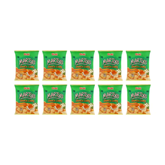 Lốc 10 gói snack chay Oishi vị da heo quay 34g