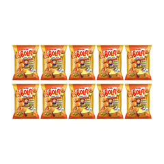 Lốc 10 gói snack viên Oishi Bola vị mực cay 34g