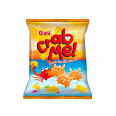 Lốc 10 gói snack cua lắc phô mai Oishi 34g
