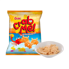 Lốc 10 gói snack cua lắc phô mai Oishi 34g