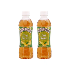 Trà xanh hương chanh Wonderfarm chai 345 ml