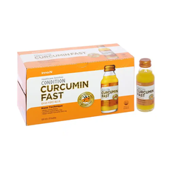 Nước uống tinh chất nghệ Condition Curcumin Fast hỗ trợ giảm viêm loét dạ dày (Hộp 10 chai 100ml)