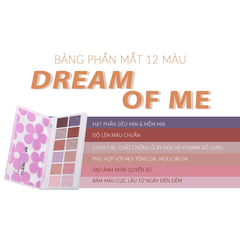 Bảng phấn mắt Australis 12 màu - Dream Of Me/Hazy Daze 9g