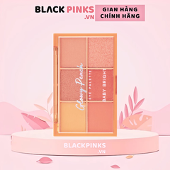 Bảng phấn mắt Baby Bright - Bright Pink tông hồng/Glowy Peach tông cam đào/Bronze Brown tông màu đất 0.7g