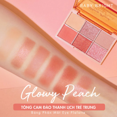 Bảng phấn mắt Baby Bright - Bright Pink tông hồng/Glowy Peach tông cam đào/Bronze Brown tông màu đất 0.7g