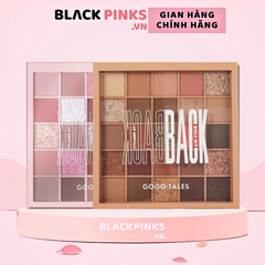 Bảng phấn mắt Gogo Tales - màu 202 Classic Orange/màu 201 Rose Yam Purple 25 ô 29.5g