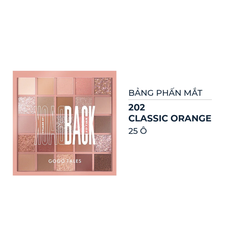 Bảng phấn mắt Gogo Tales - màu 202 Classic Orange/màu 201 Rose Yam Purple 25 ô 29.5g