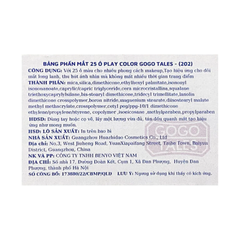 Bảng phấn mắt Gogo Tales - màu 202 Classic Orange/màu 201 Rose Yam Purple 25 ô 29.5g