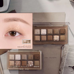 Bảng phấn mắt Lilybyred 10 ô - màu M03 Ash Beige/M04 Cool Membership/M05 Warm Membership 10.5g