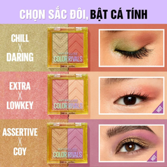 Bảng phấn mắt Maybelline 2 màu - Assertive x Coy/Chill x Daring/Extra x Lowkey 3g