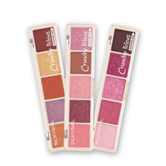 Bảng phấn mắt 5 màu Silkygirl Crunchy-Licious 10g