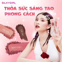 Bảng phấn mắt 5 màu Silkygirl Crunchy-Licious 10g