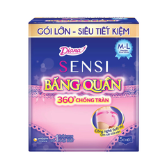 Băng quần Diana ban đêm size M-L - 2/5 miếng