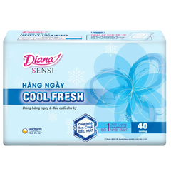 Băng vệ sinh Diana hàng ngày Sensi Cool Fresh gói 20 - 40 miếng