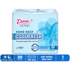 Băng vệ sinh Diana hàng ngày Sensi Cool Fresh gói 20 - 40 miếng