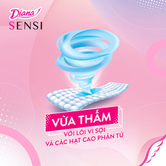 Băng vệ sinh Diana Sensi siêu mỏng cánh gói 8 - 20 miếng
