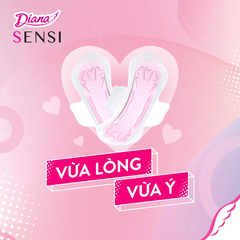 Băng vệ sinh Diana Sensi siêu mỏng cánh gói 8 - 20 miếng
