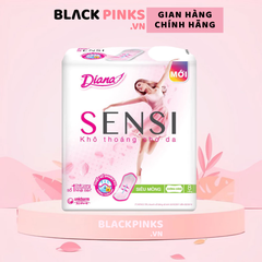 Băng vệ sinh Diana Sensi siêu mỏng không cánh 8 miếng