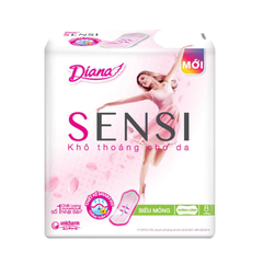 Băng vệ sinh Diana Sensi siêu mỏng không cánh 8 miếng