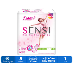 Băng vệ sinh Diana Sensi siêu mỏng không cánh 8 miếng