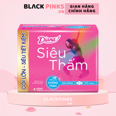 Băng vệ sinh Diana siêu thấm siêu mỏng cánh gói 20 miếng