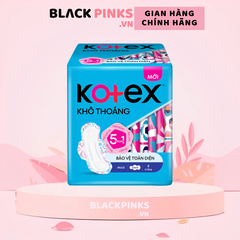 Băng vệ sinh Kotex khô thoáng maxi dày cánh 23cm 8 miếng