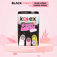 Băng vệ sinh Kotex mini meow siêu mềm cánh 24cm 8 miếng