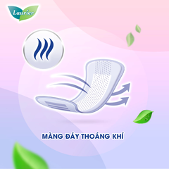 Băng vệ sinh Laurier hàng ngày siêu mỏng hương hoa 20 miếng