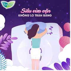 Băng vệ sinh Laurier Safety Night ban đêm chống tràn 35cm 4/8 miếng