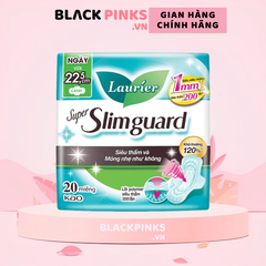 Băng vệ sinh Laurier siêu mỏng bảo vệ 1mm 22.5cm 10/20 miếng