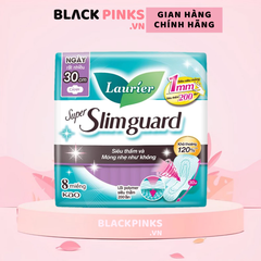 Băng vệ sinh Laurier siêu mỏng bảo vệ 1mm 30cm 8 miếng